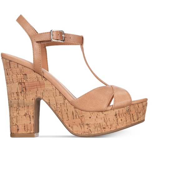 American Rag Jamie T-Strap Platform Dress … - Picture 3 of 10